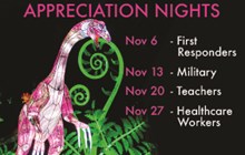 GloWild Appreciation Nights~ Each Sunday in November